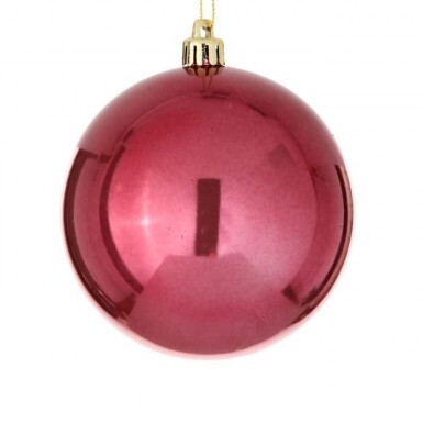 4” Black and White Stripe Ornament Ball - Cranberry Christmas Tree Ornaments