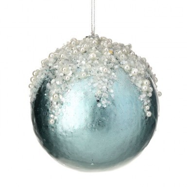 Regency International 100 mm VP Glitter Plaid Ball Ornament Box of 3