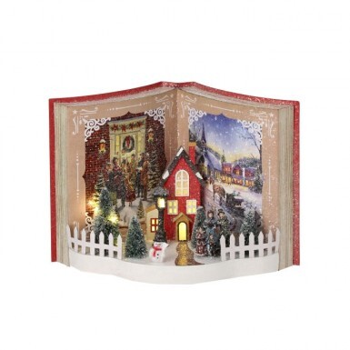 Light Up Story offers Book Christmas Scene Decoration